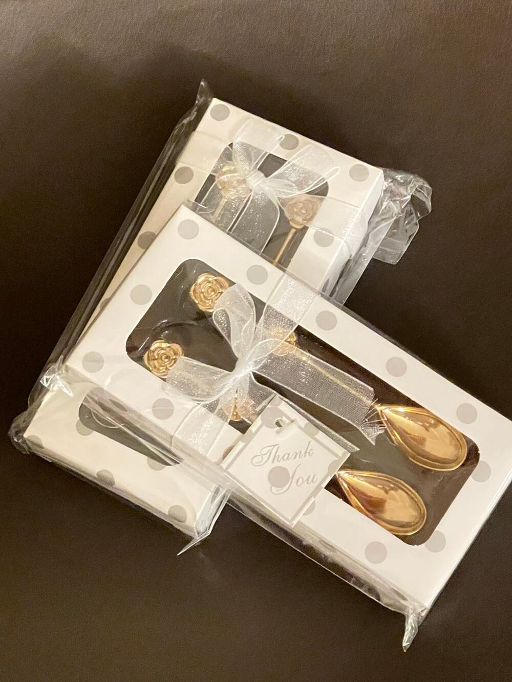 Set of 4 Rose Tea Spoons for Drink Spoon Gifts or Souvenir